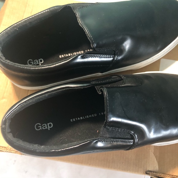 Gap Nwot black leather loafers size 8 - Picture 2 of 7